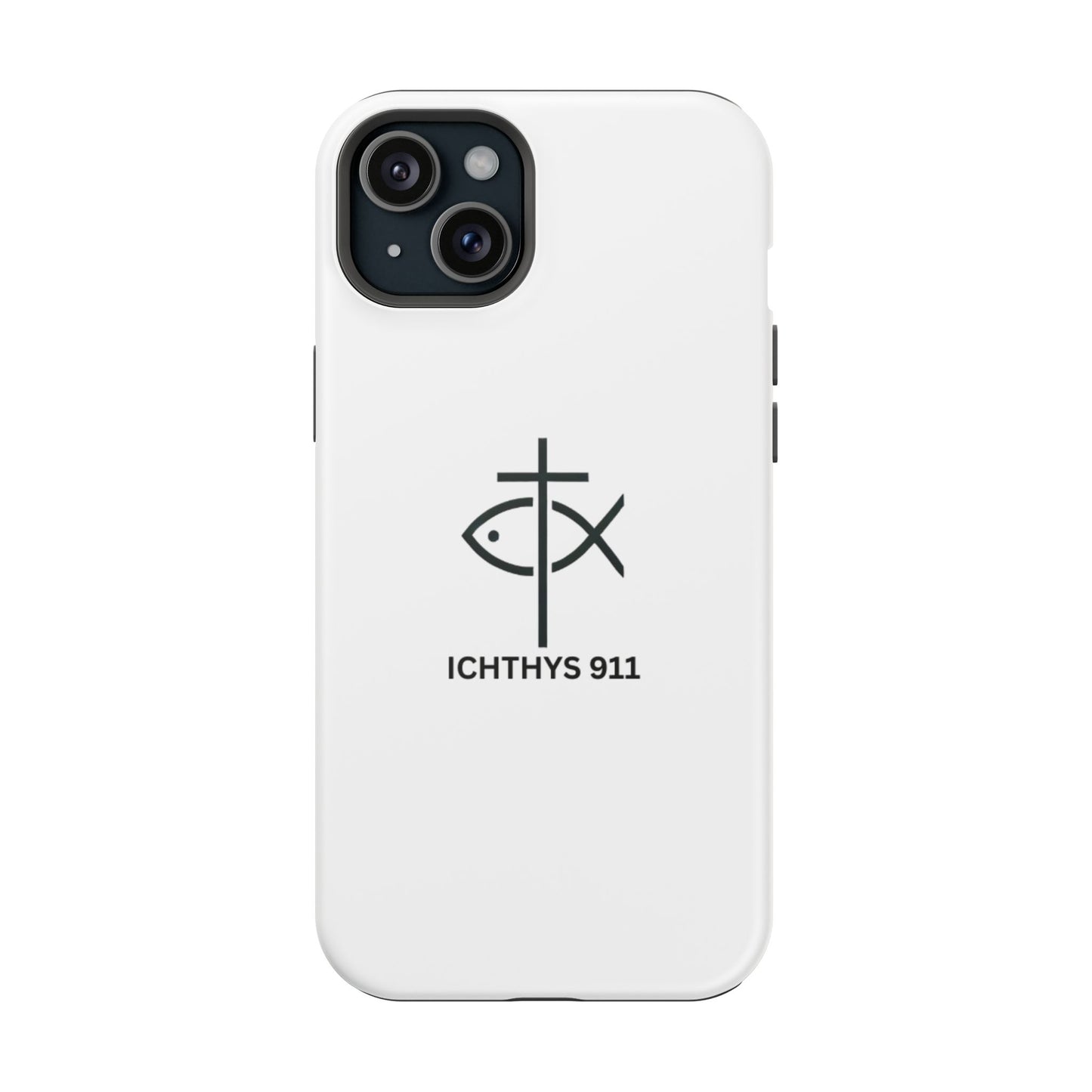 Stylish Magnetic Tough Case with Ichthys Design - Durable & Protective Phone Accessory