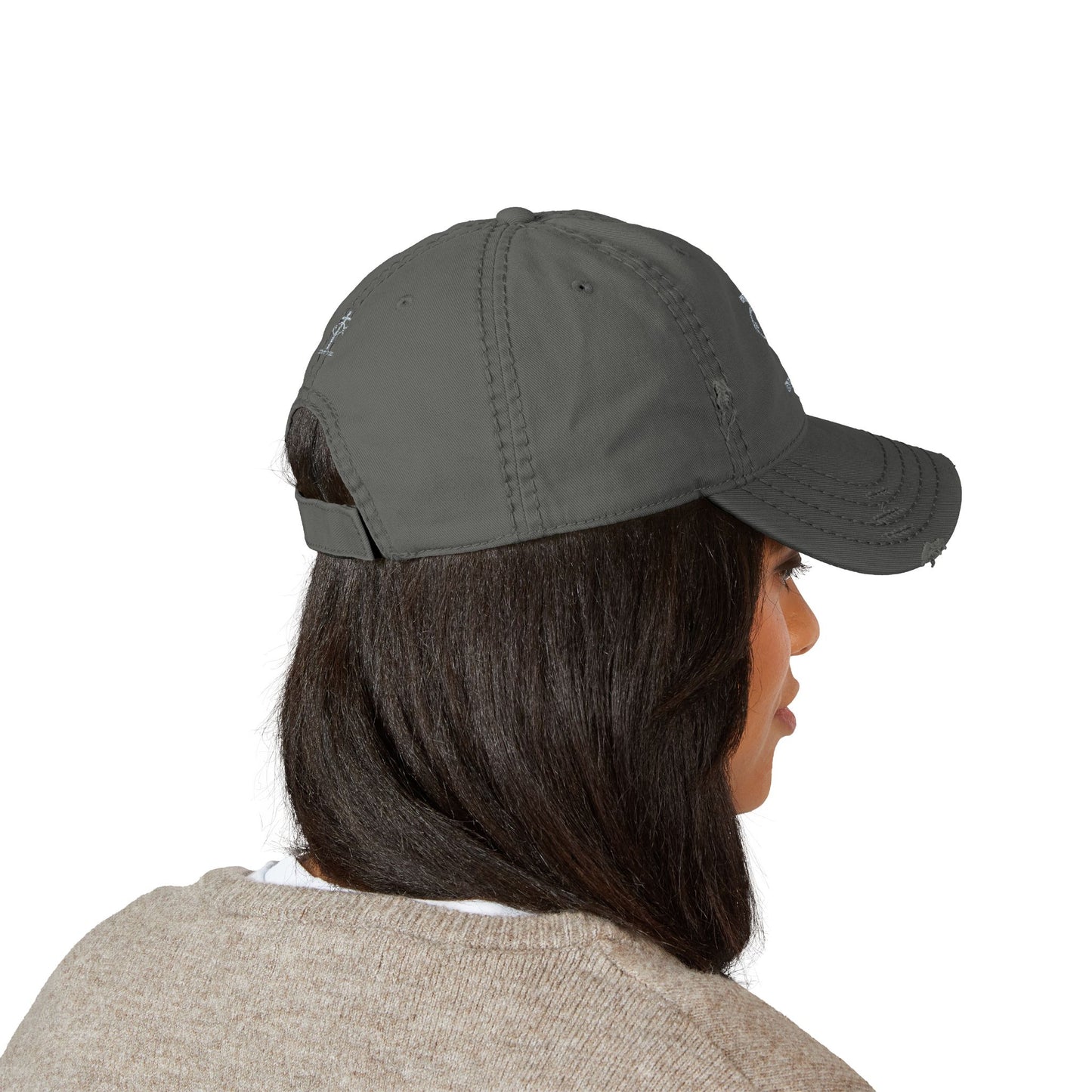 ICHTHYS 911 Embroidered Design - Distressed Hat with Casual Fashion - Accessory for Everyday Wear - ICHTHYS 911 Collection - This hat is very soft - Short stance - Everyone is loving this hat