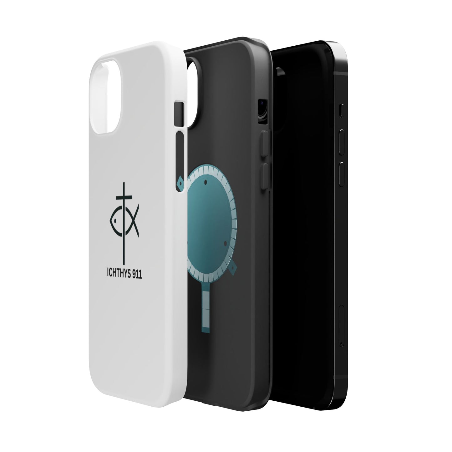 Stylish Magnetic Tough Case with Ichthys Design - Durable & Protective Phone Accessory