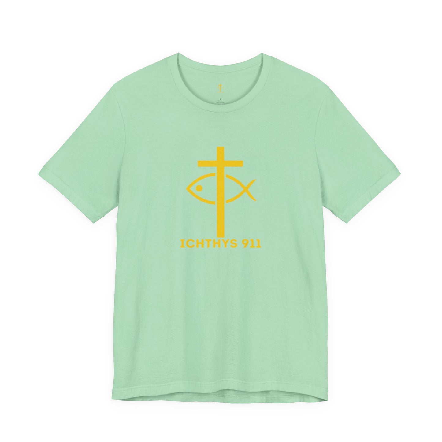 "Roll With God" - Unisex T- Shirt - Lightweight 100% Cotton - Summer T - Arm Form Fitting - Men T- Shirt - Women T-Shirt - Christian T-Shirt - Love Like Jesus - ICHTHYS 911 Design