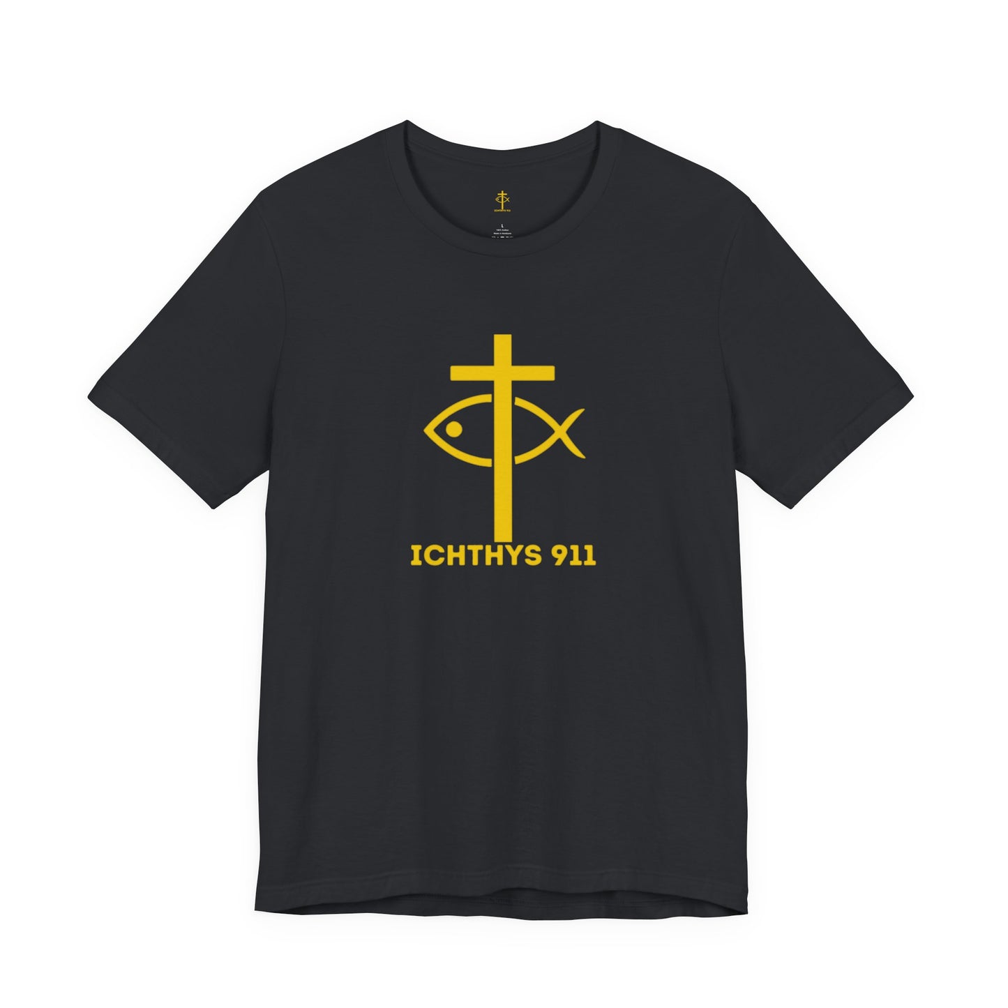"Roll With God" - Unisex T- Shirt - Lightweight 100% Cotton - Summer T - Arm Form Fitting - Men T- Shirt - Women T-Shirt - Christian T-Shirt - Love Like Jesus - ICHTHYS 911 Design