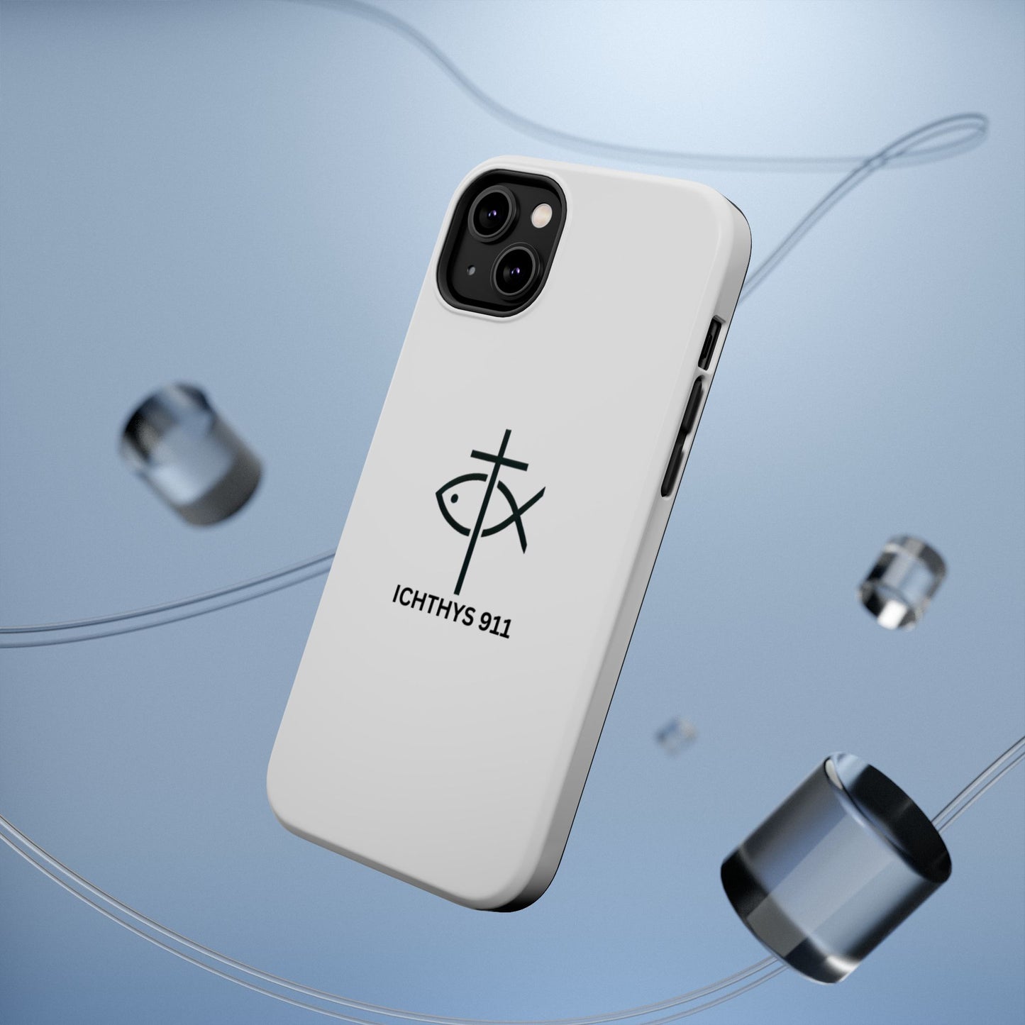 Stylish Magnetic Tough Case with Ichthys Design - Durable & Protective Phone Accessory