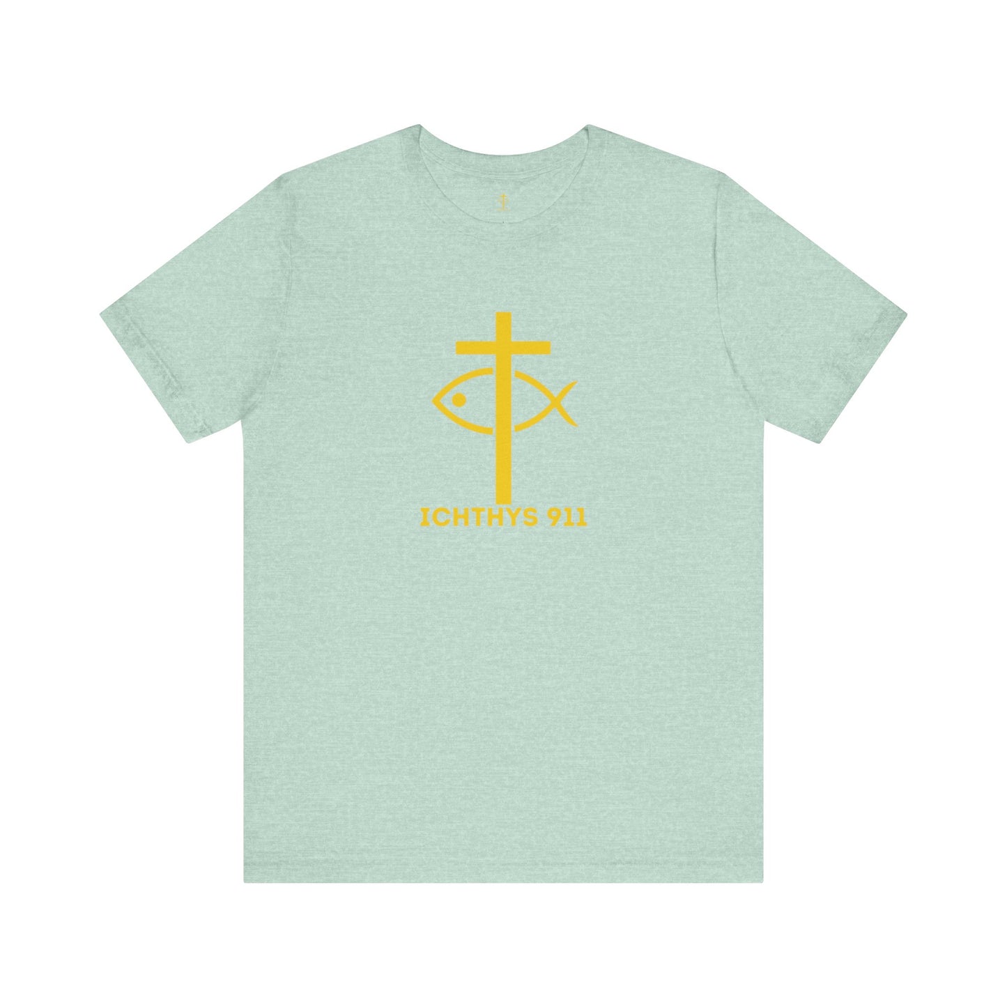 "Roll With God" - Unisex T- Shirt - Lightweight 100% Cotton - Summer T - Arm Form Fitting - Men T- Shirt - Women T-Shirt - Christian T-Shirt - Love Like Jesus - ICHTHYS 911 Design