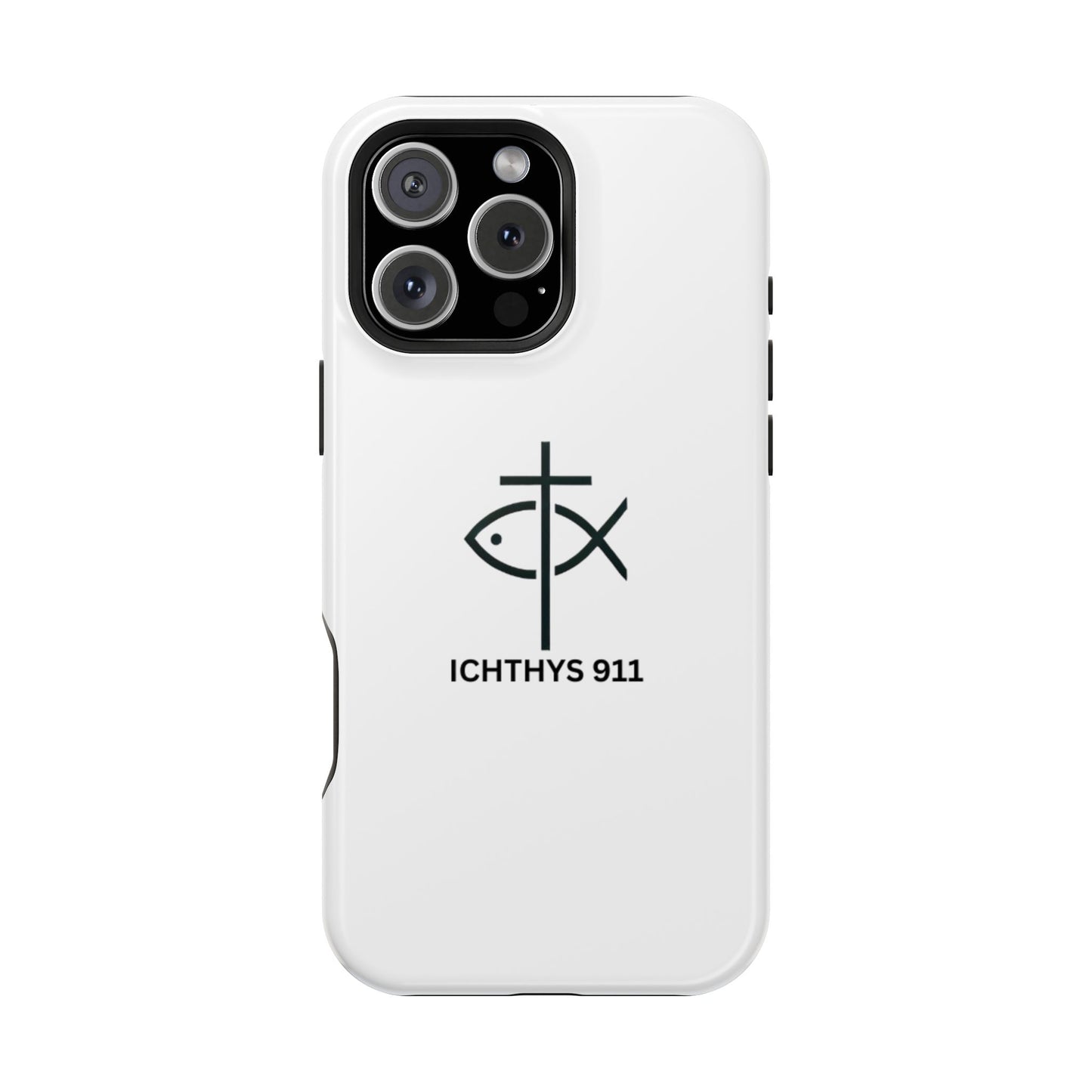 Stylish Magnetic Tough Case with Ichthys Design - Durable & Protective Phone Accessory