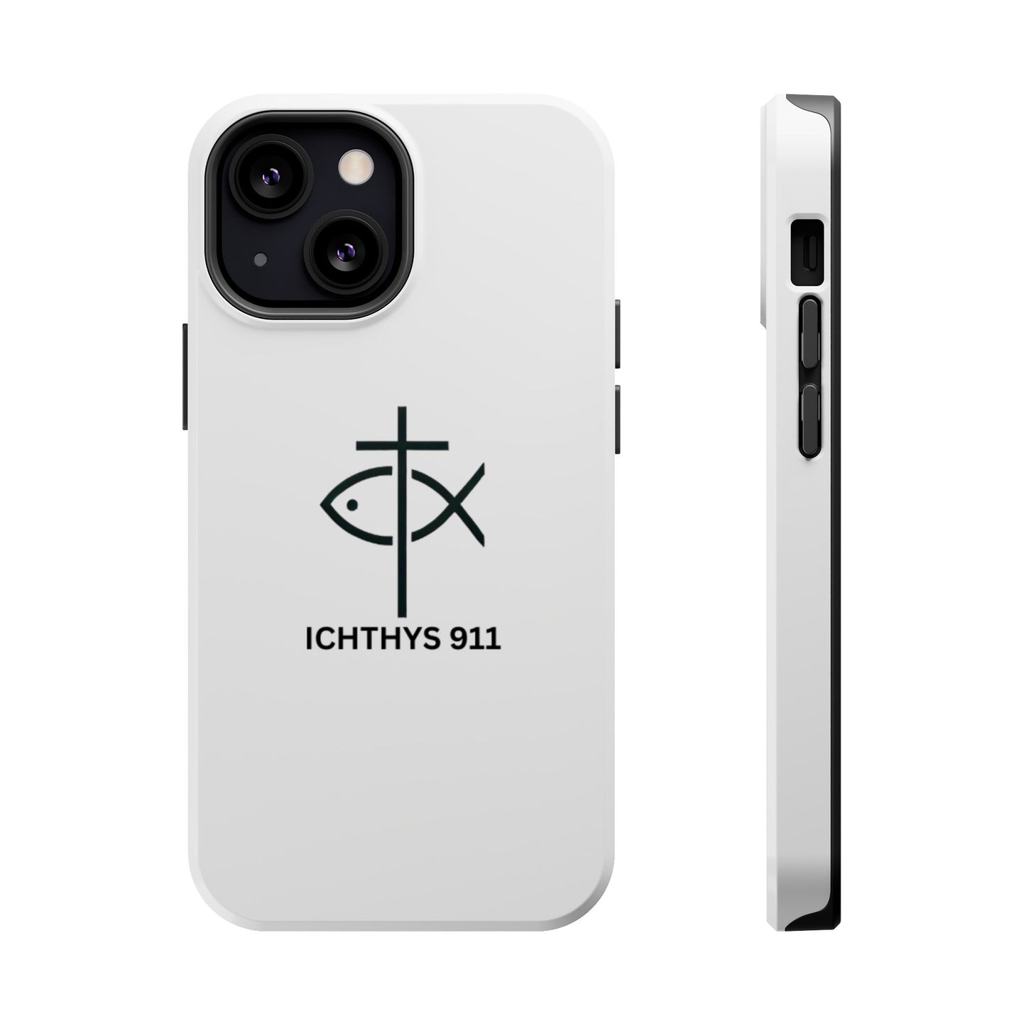 Stylish Magnetic Tough Case with Ichthys Design - Durable & Protective Phone Accessory