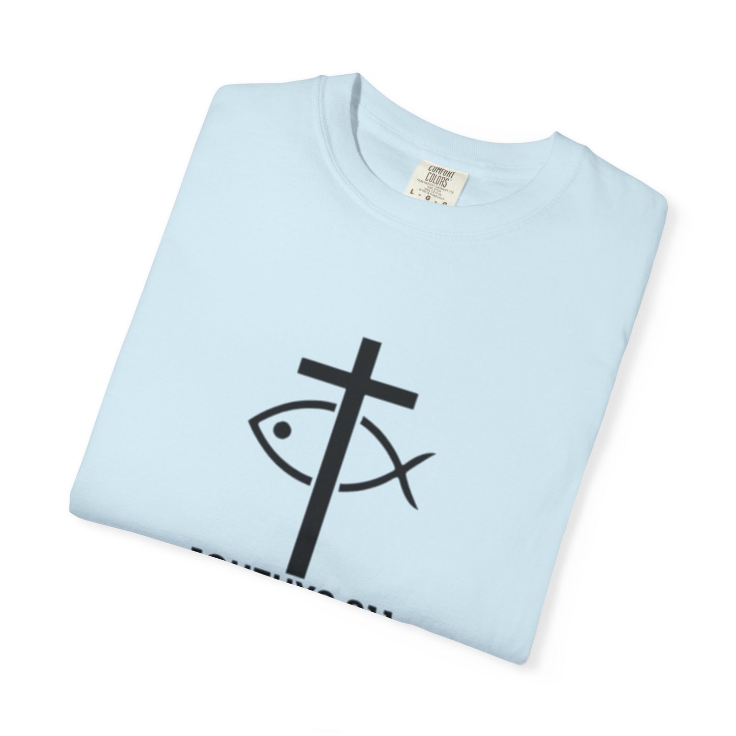 "13th Disciple" - Collection - Unisex - Women T- Shirt - Men T-Shirt - Christian Garment-Dyed T-Shirt - Faith Fashion - ICHTHYS 911 - Black Font