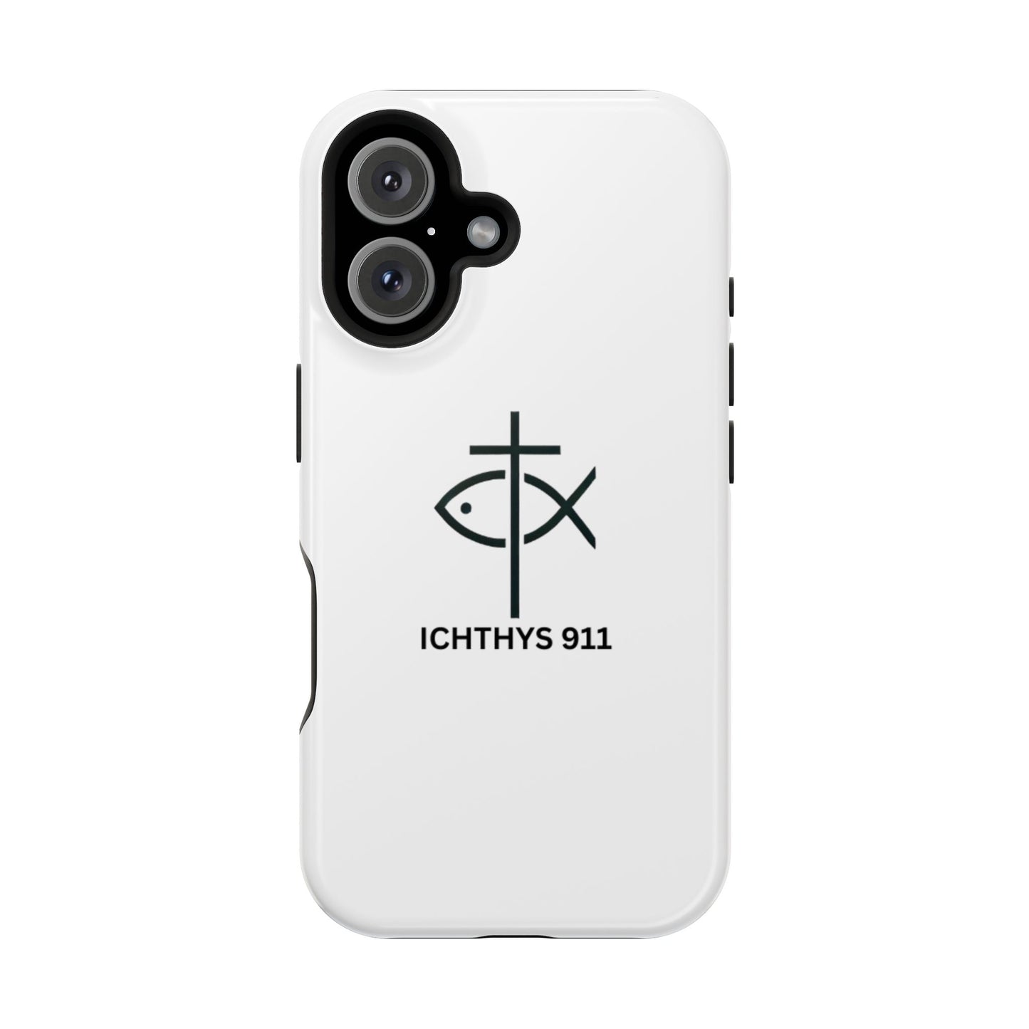 Stylish Magnetic Tough Case with Ichthys Design - Durable & Protective Phone Accessory