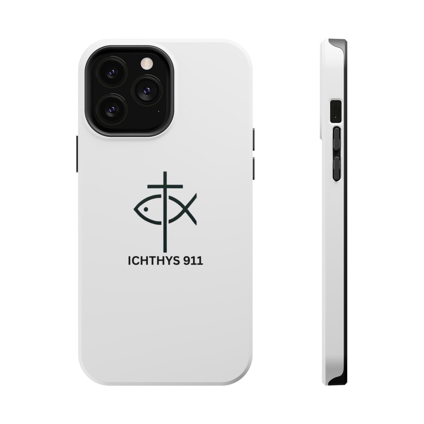 Stylish Magnetic Tough Case with Ichthys Design - Durable & Protective Phone Accessory