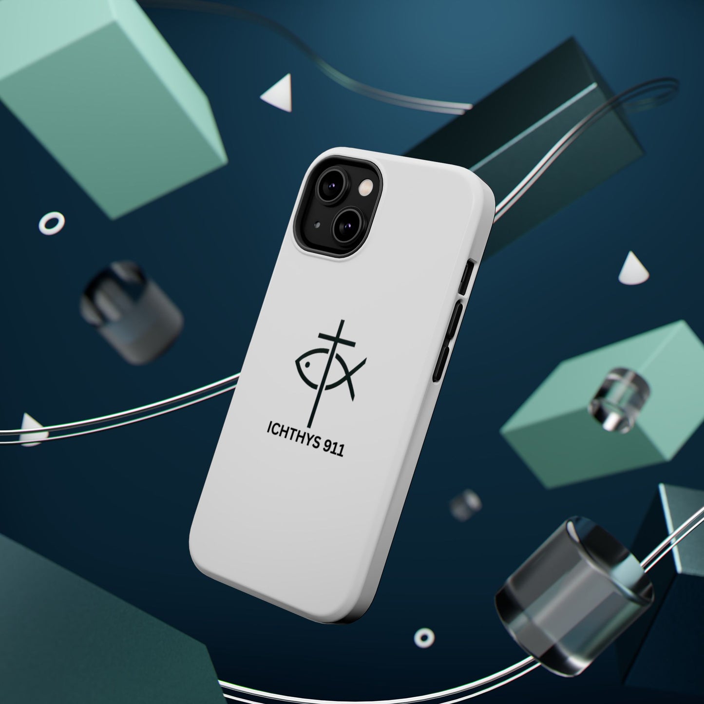 Stylish Magnetic Tough Case with Ichthys Design - Durable & Protective Phone Accessory