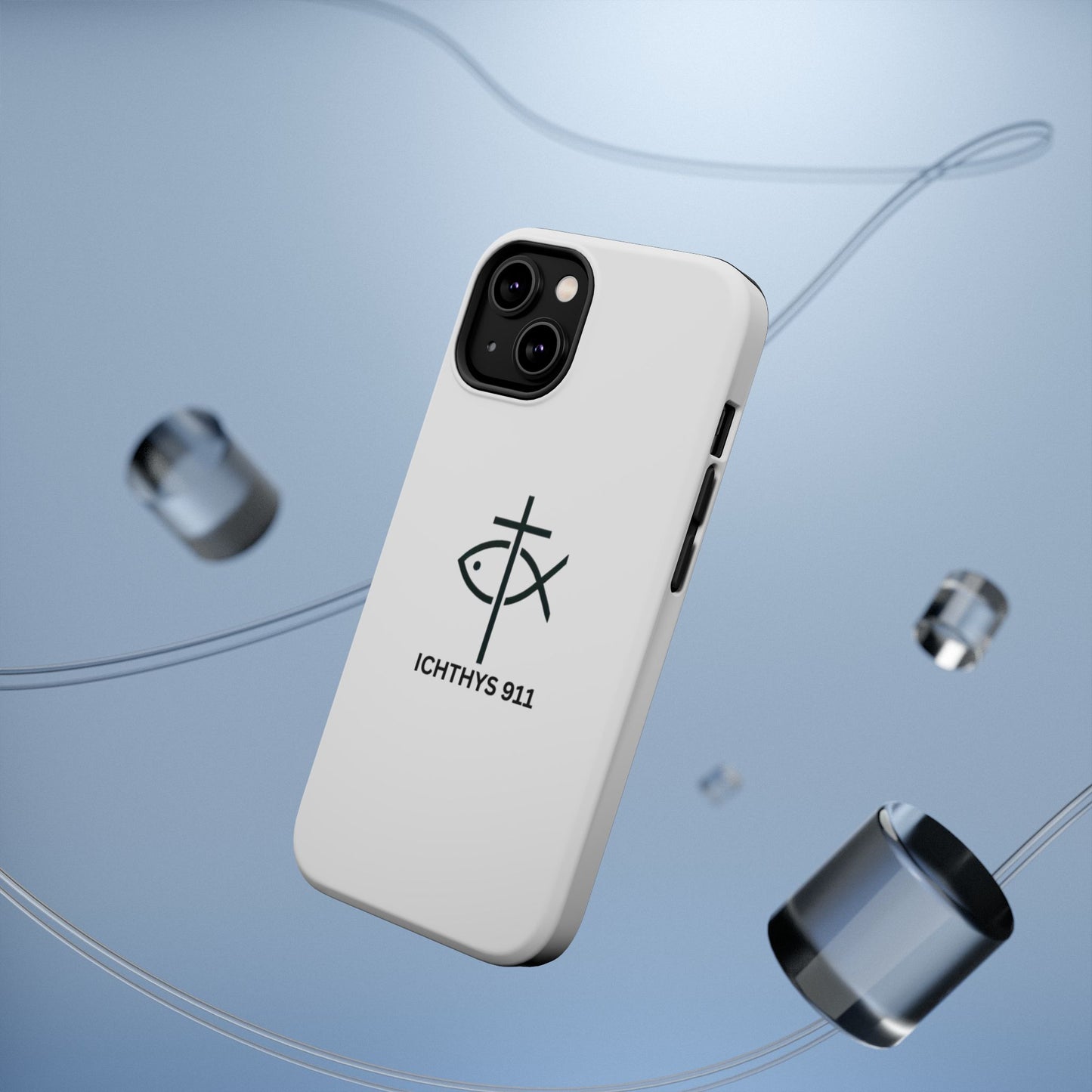 Stylish Magnetic Tough Case with Ichthys Design - Durable & Protective Phone Accessory