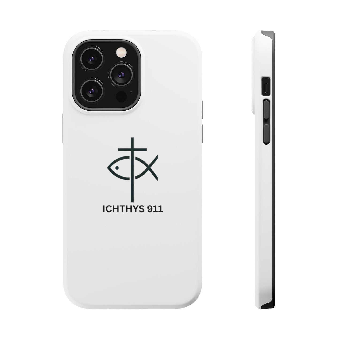 Stylish Magnetic Tough Case with Ichthys Design - Durable & Protective Phone Accessory