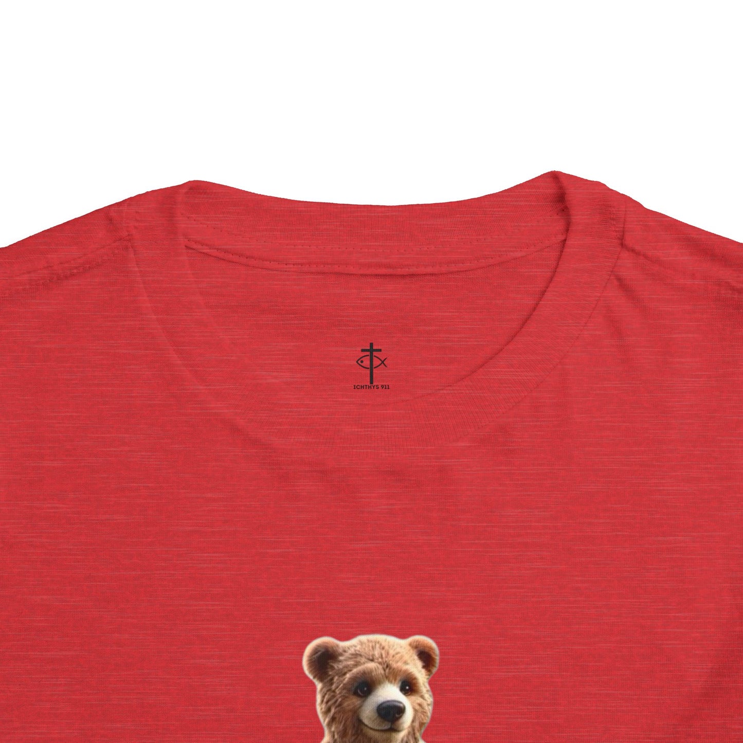 Surfing Bear Toddler Tee - Fun Kids Short Sleeve T-Shirt - ICHTYHS 911