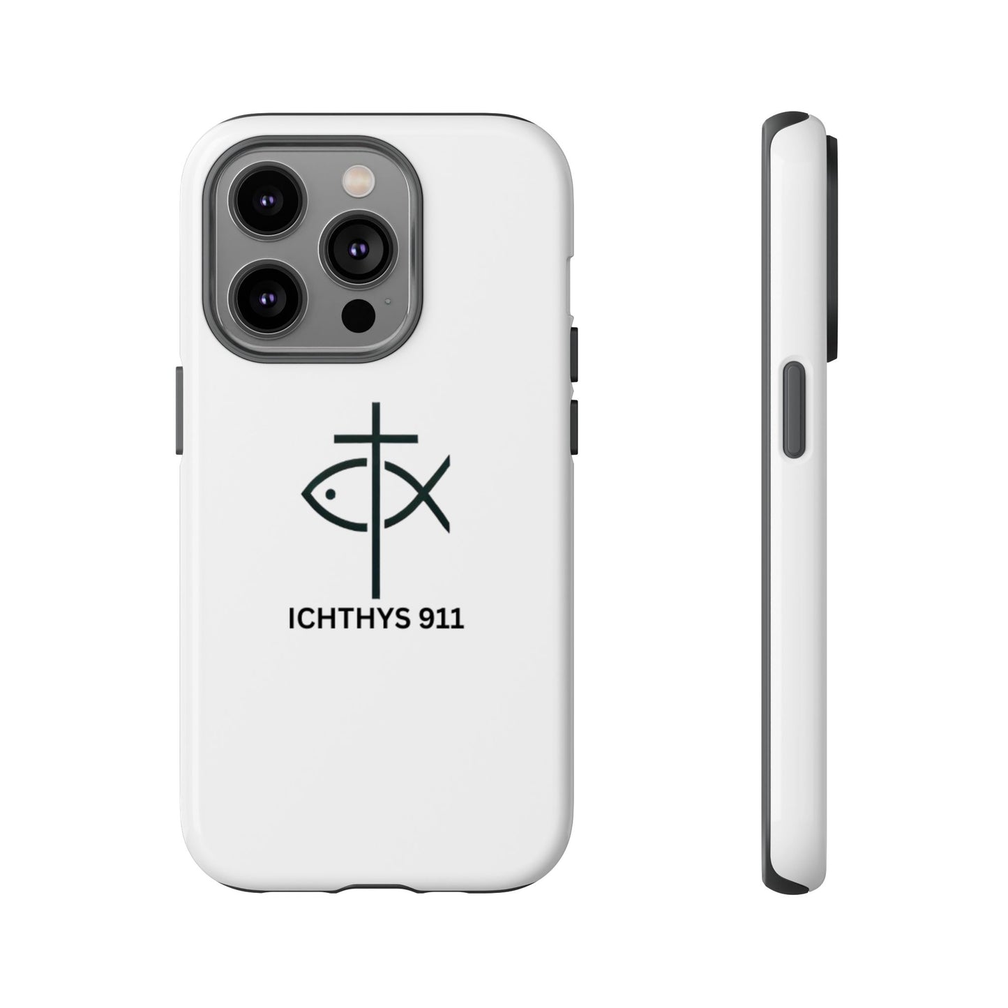 Christian Faith iPhone Case - ICHTHYS 911 Tough Phone Case