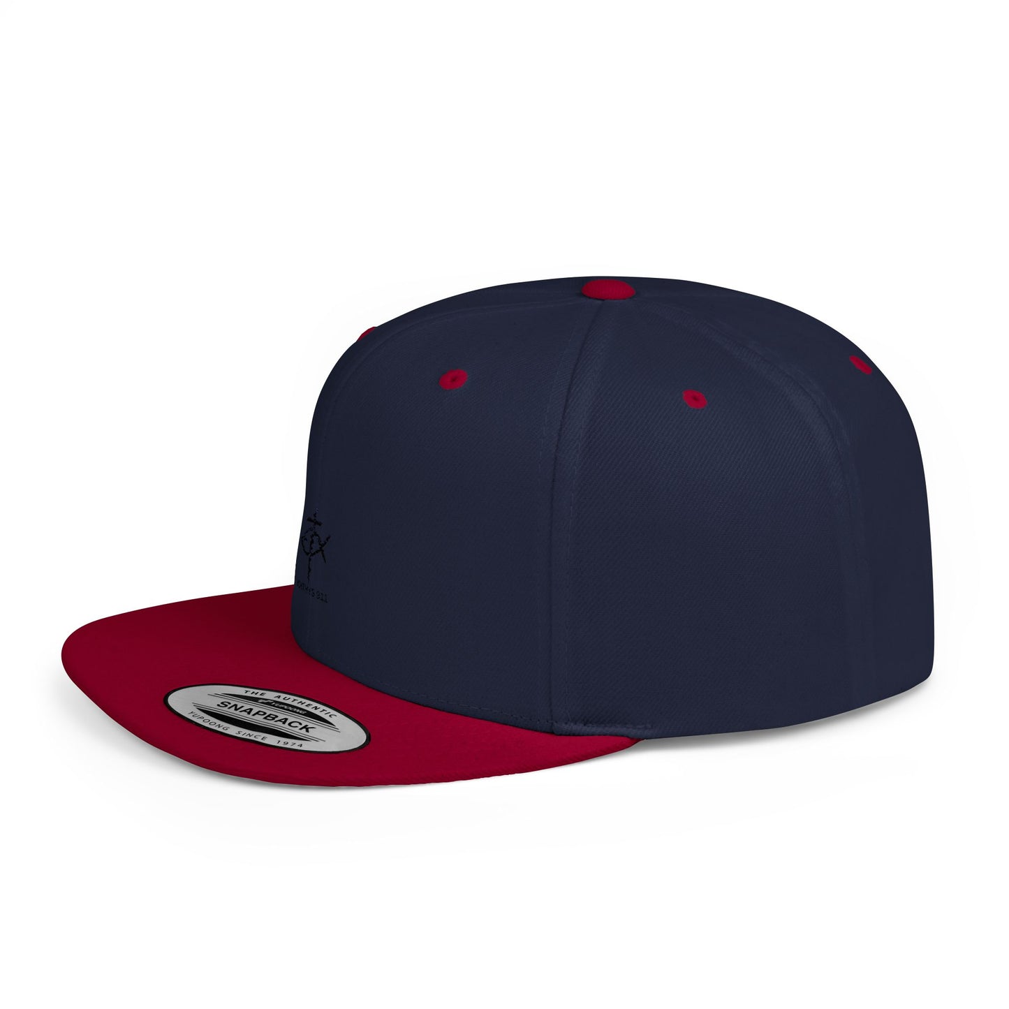 Stylish Ichthys 911 Flat Bill Snapback Cap - Perfect for Casual Wear and Faith-Based Events