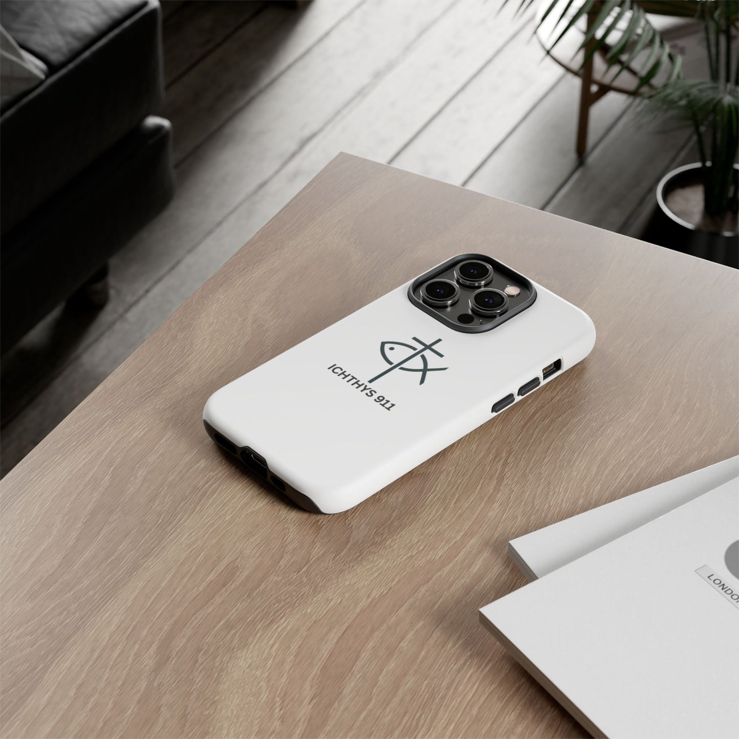 Christian Faith iPhone Case - ICHTHYS 911 Tough Phone Case