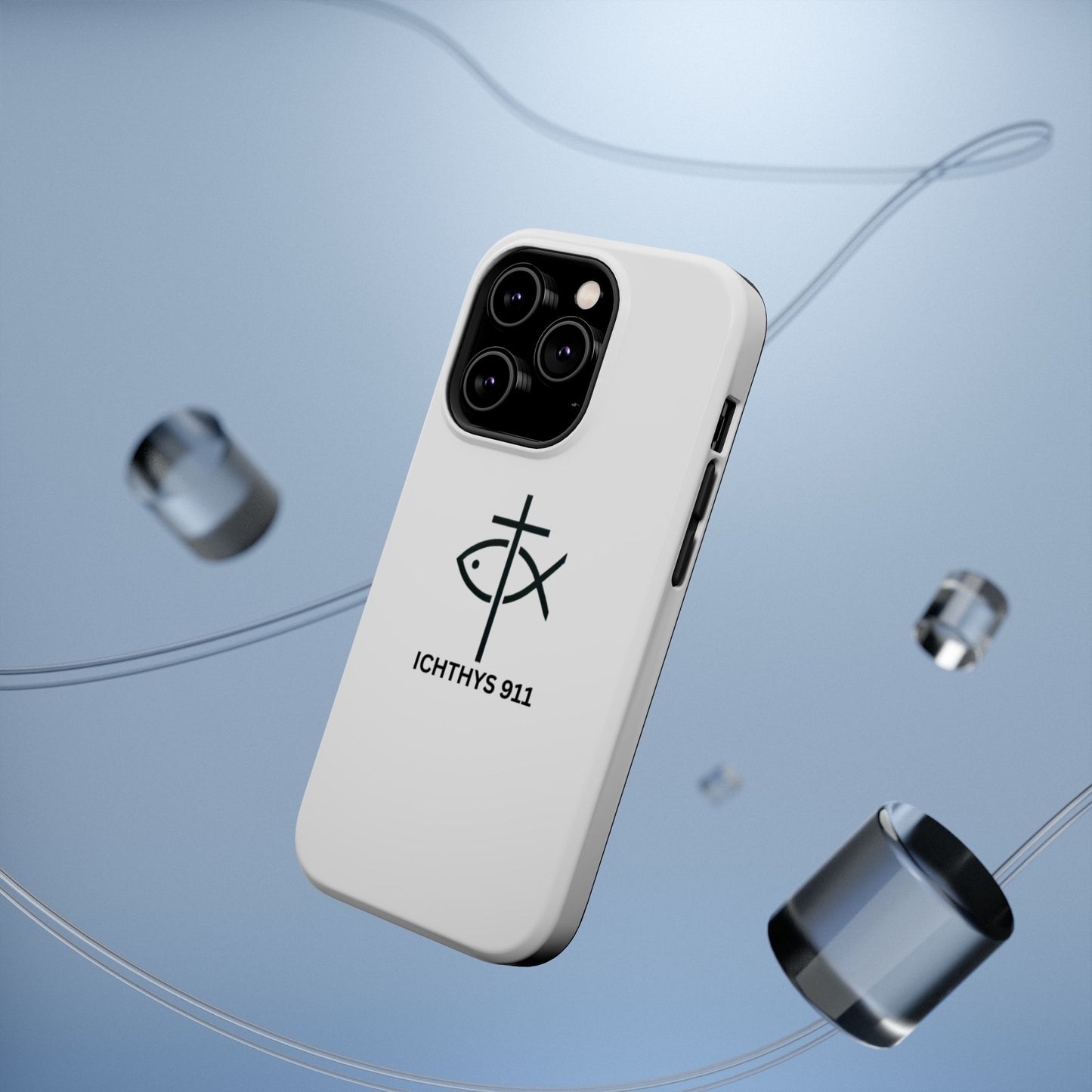 Stylish Magnetic Tough Case with Ichthys Design - Durable & Protective Phone Accessory