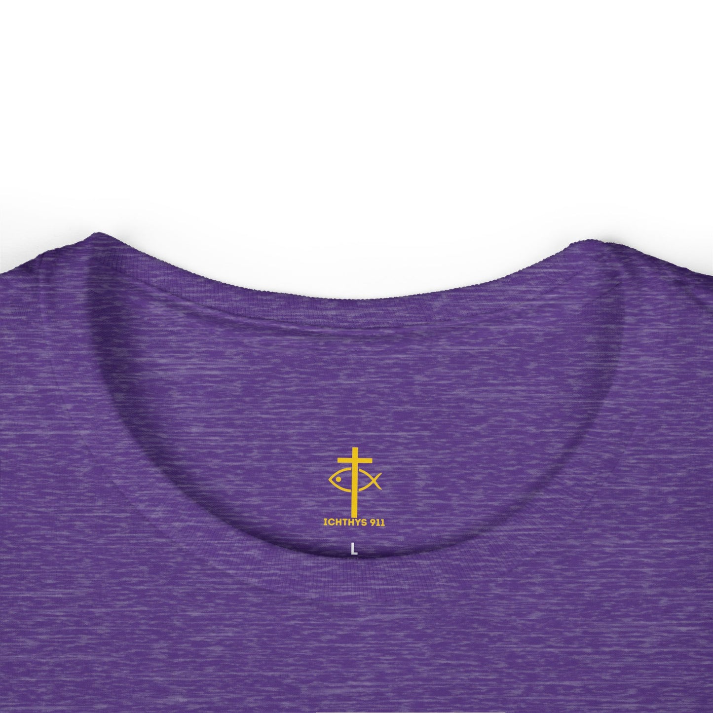 ICHTHYS 911 - "Roll With God Love Like Jesus" Faith-Inspired Women's Tee - Summer Light T-Shirt - Wear Your Faith - Softstyle Tee