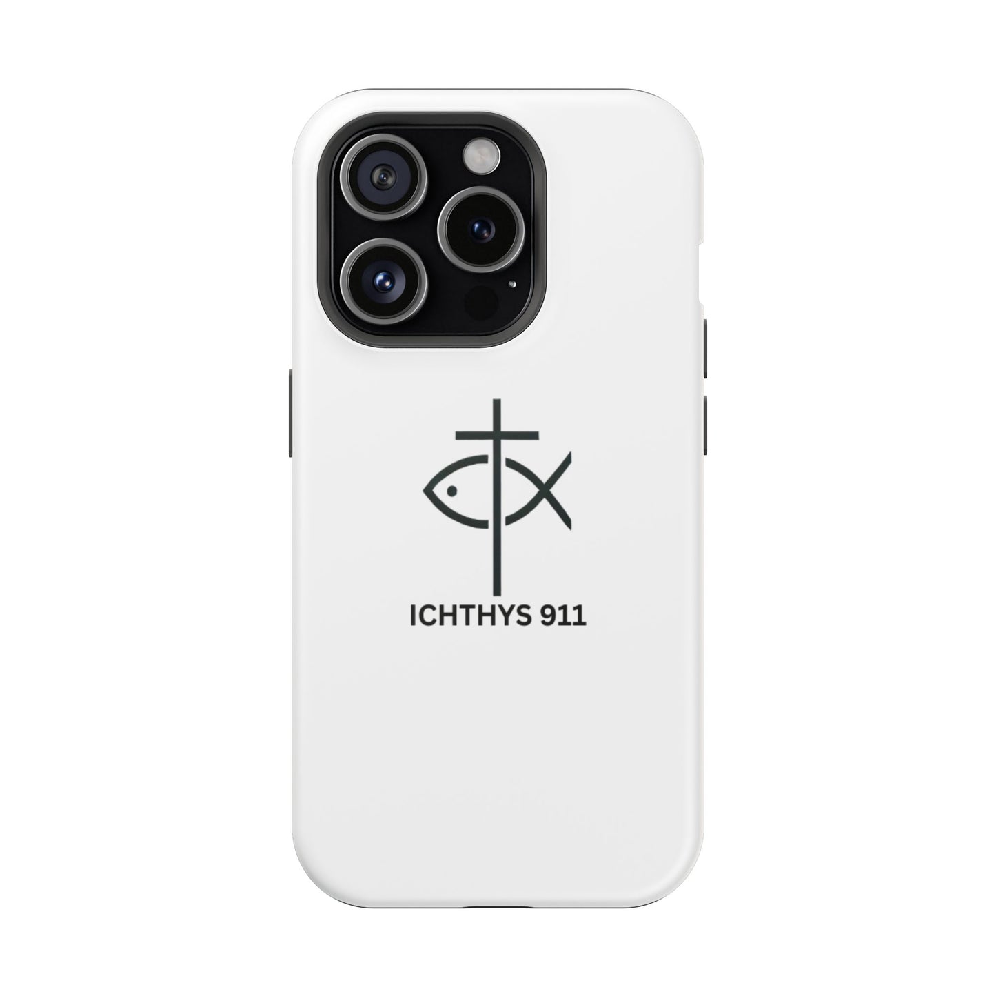 Stylish Magnetic Tough Case with Ichthys Design - Durable & Protective Phone Accessory