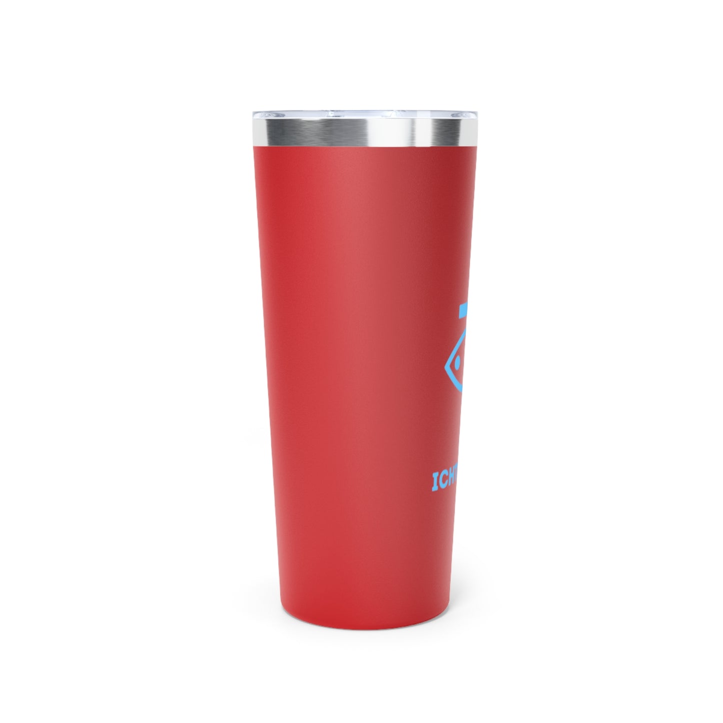 Faith-Inspired Copper Vacuum Insulated Tumbler - 22oz with ICHTHYS 911 Design