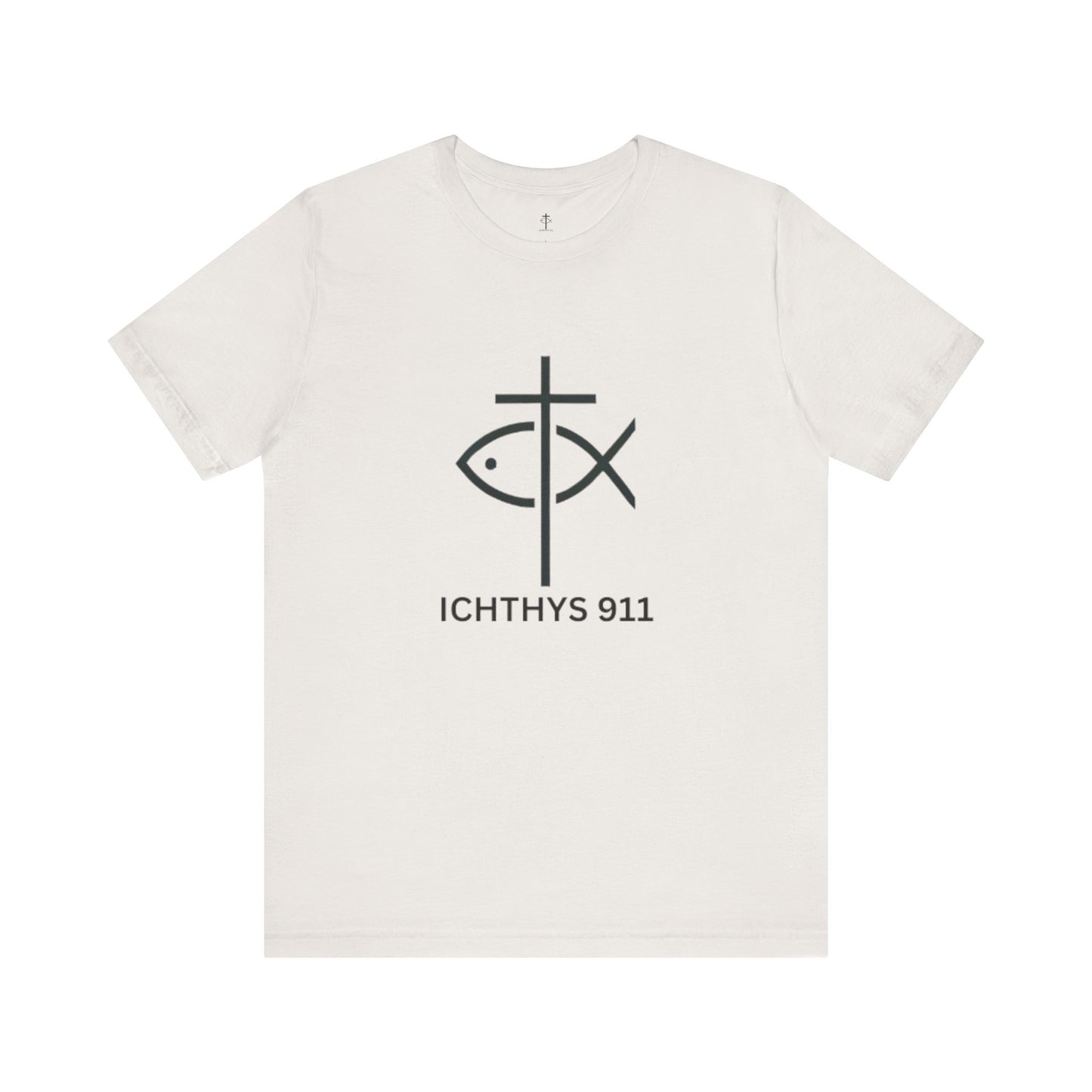 ICHTHYS 911 - Lightweight fabric - Unisex - 100% Airlume combed and ring-spun cotton - Light weight T-Shirt - Faith & Strength