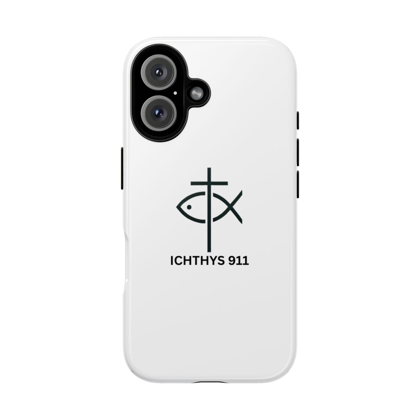Christian Faith iPhone Case - ICHTHYS 911 Tough Phone Case