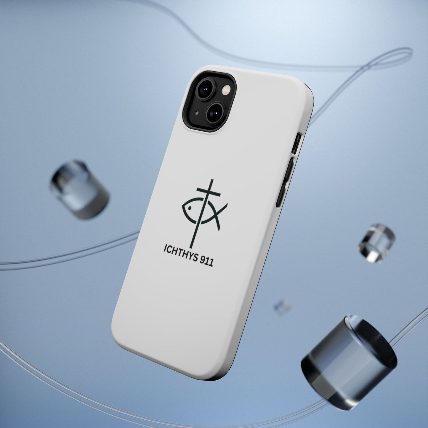 Stylish Magnetic Tough Case with Ichthys Design - Durable & Protective Phone Accessory