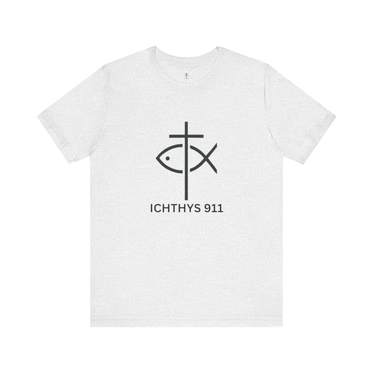 ICHTHYS 911 - Lightweight fabric - Unisex - 100% Airlume combed and ring-spun cotton - Light weight T-Shirt - Faith & Strength