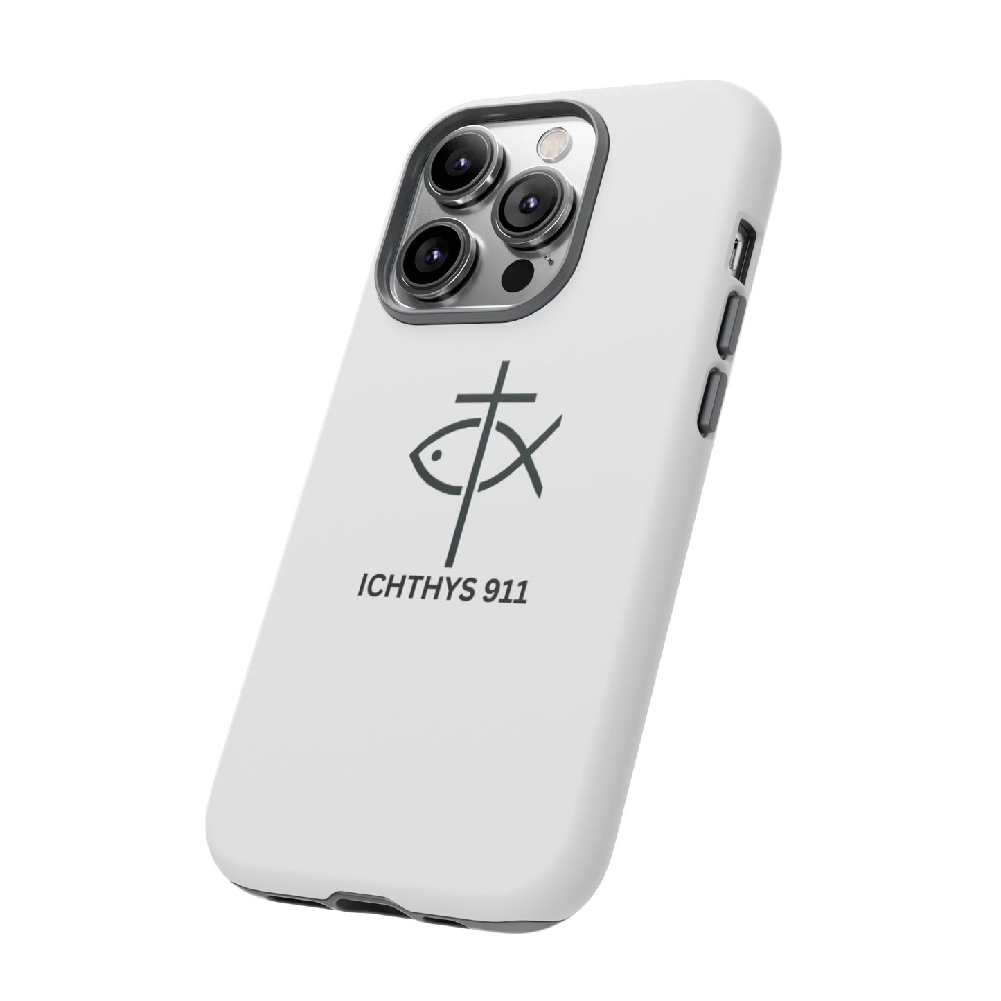 Christian Faith iPhone Case - ICHTHYS 911 Tough Phone Case