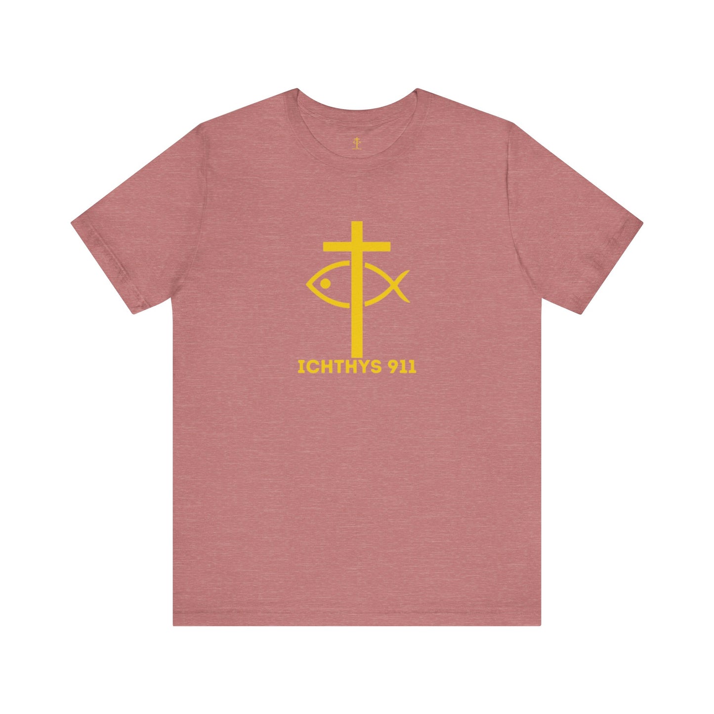 "Roll With God" - Unisex T- Shirt - Lightweight 100% Cotton - Summer T - Arm Form Fitting - Men T- Shirt - Women T-Shirt - Christian T-Shirt - Love Like Jesus - ICHTHYS 911 Design