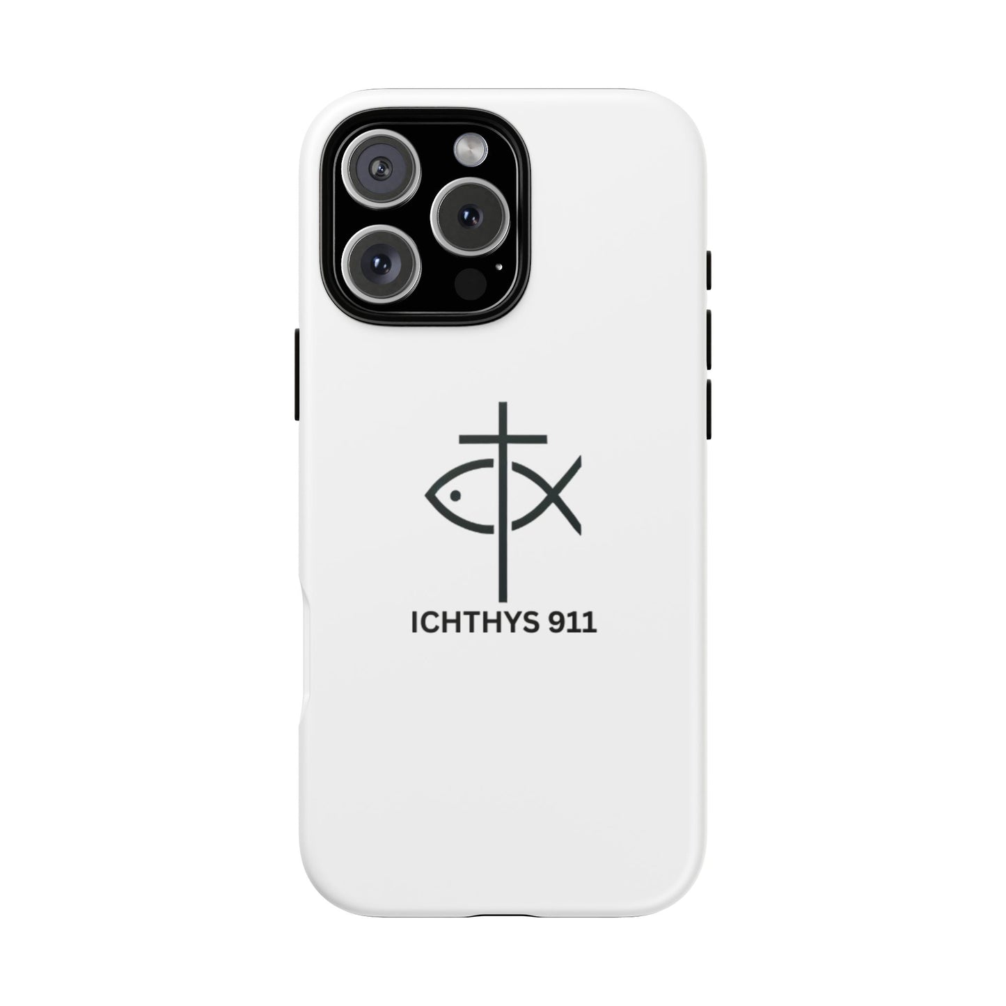 Christian Faith iPhone Case - ICHTHYS 911 Tough Phone Case