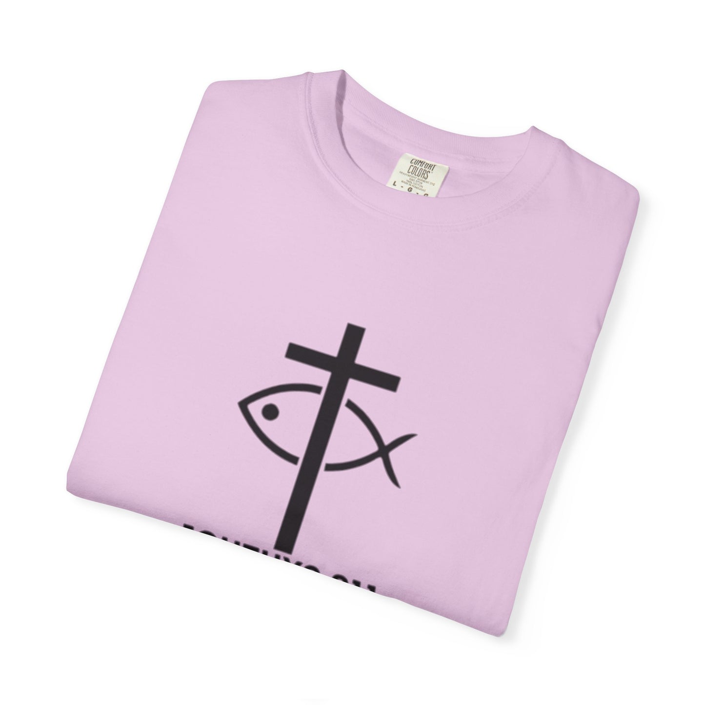 "13th Disciple" - Collection - Unisex - Women T- Shirt - Men T-Shirt - Christian Garment-Dyed T-Shirt - Faith Fashion - ICHTHYS 911 - Black Font