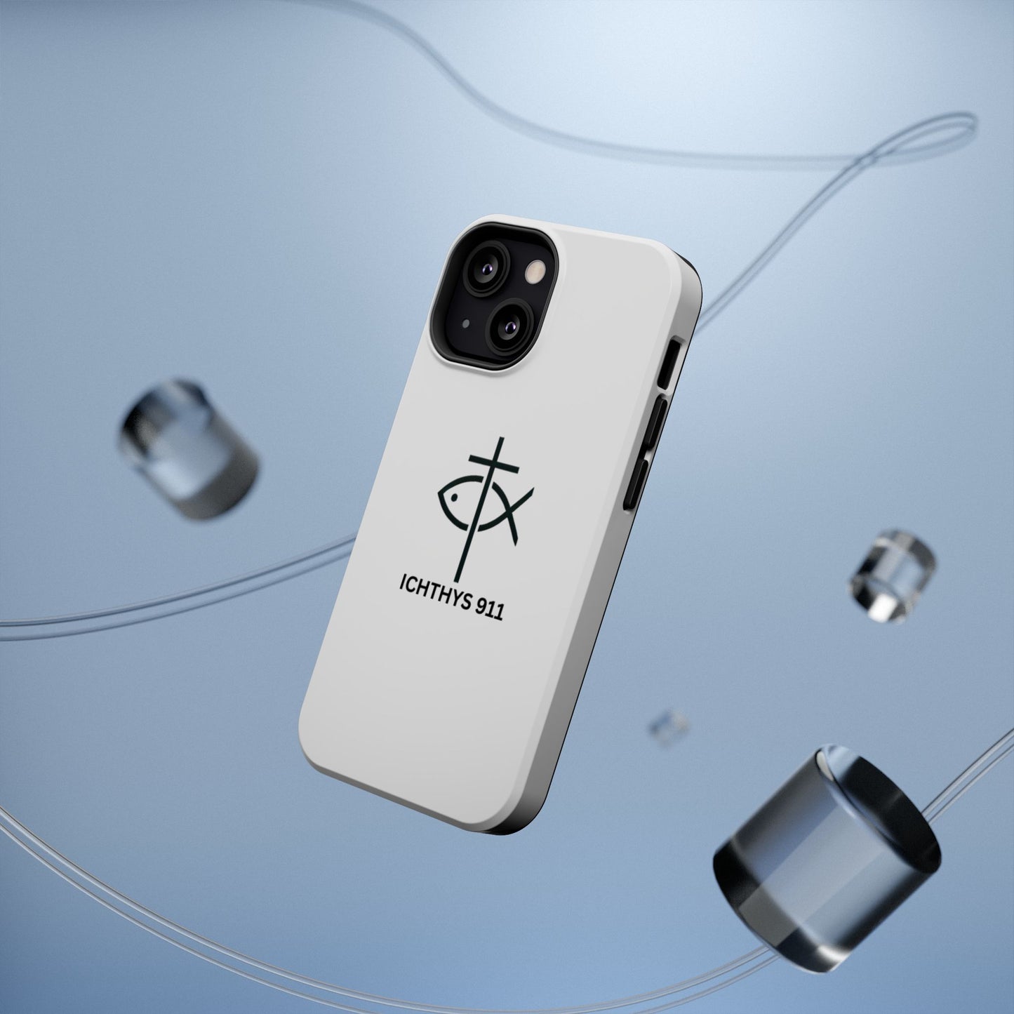 Stylish Magnetic Tough Case with Ichthys Design - Durable & Protective Phone Accessory