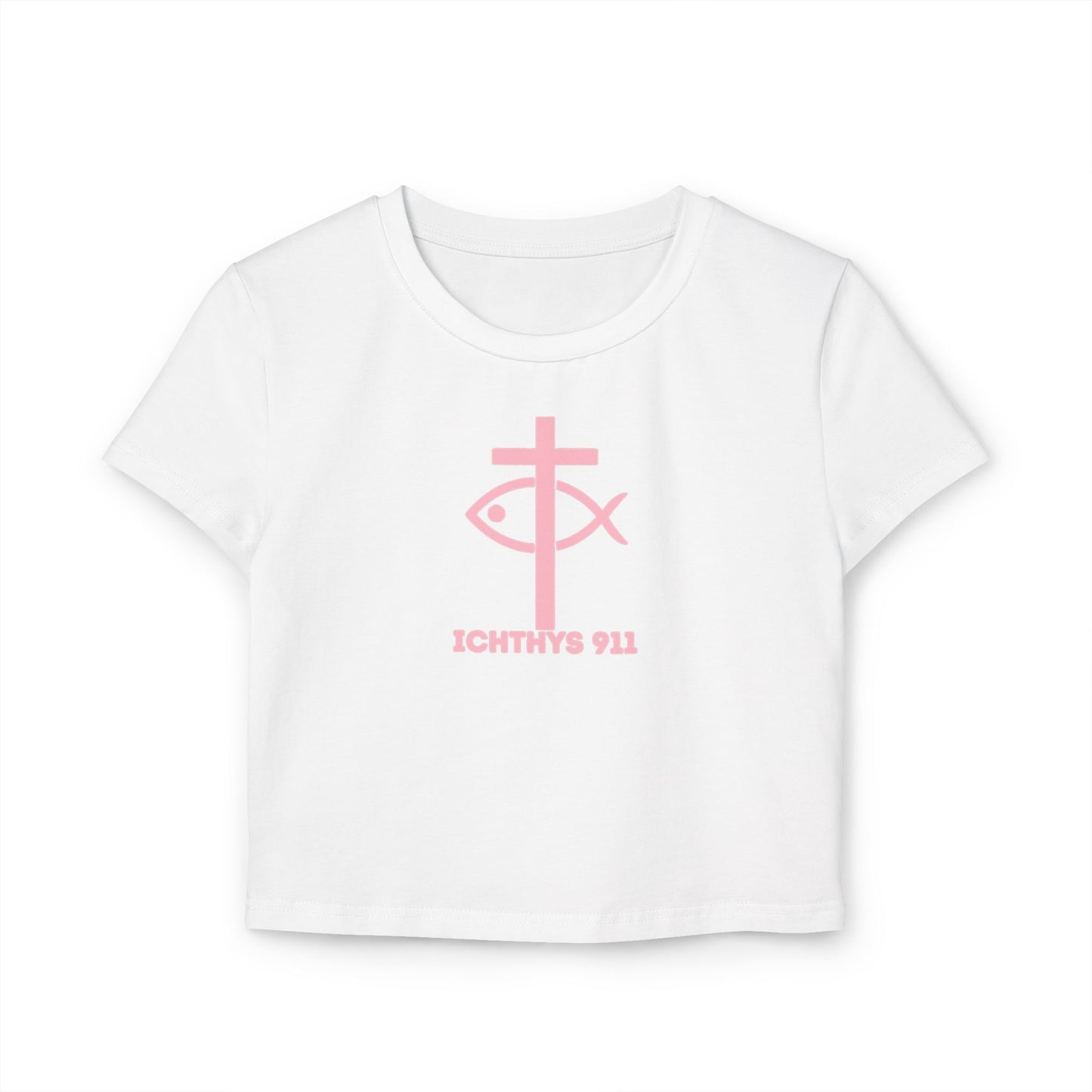 Faith Hope Love Women's Baby Tee - Inspirational Graphic Crop Top