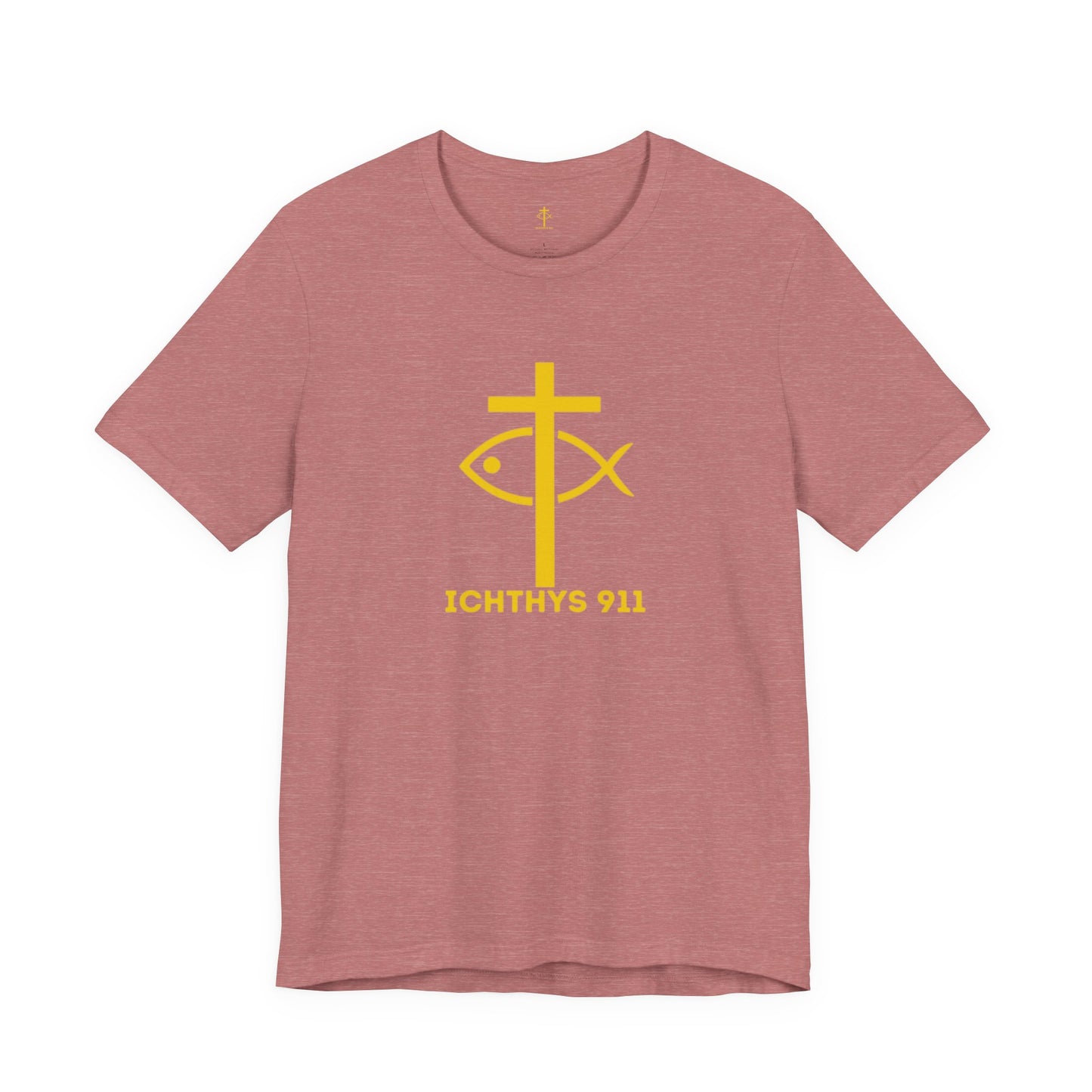 "Roll With God" - Unisex T- Shirt - Lightweight 100% Cotton - Summer T - Arm Form Fitting - Men T- Shirt - Women T-Shirt - Christian T-Shirt - Love Like Jesus - ICHTHYS 911 Design
