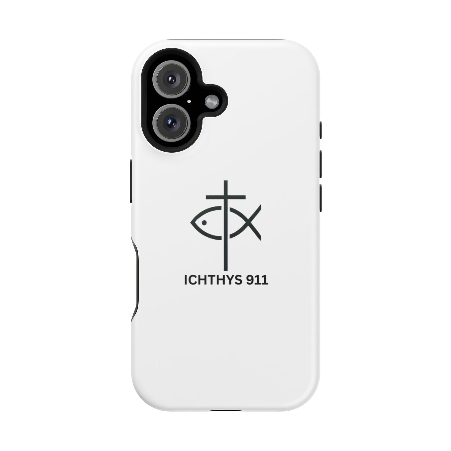 Stylish Magnetic Tough Case with Ichthys Design - Durable & Protective Phone Accessory